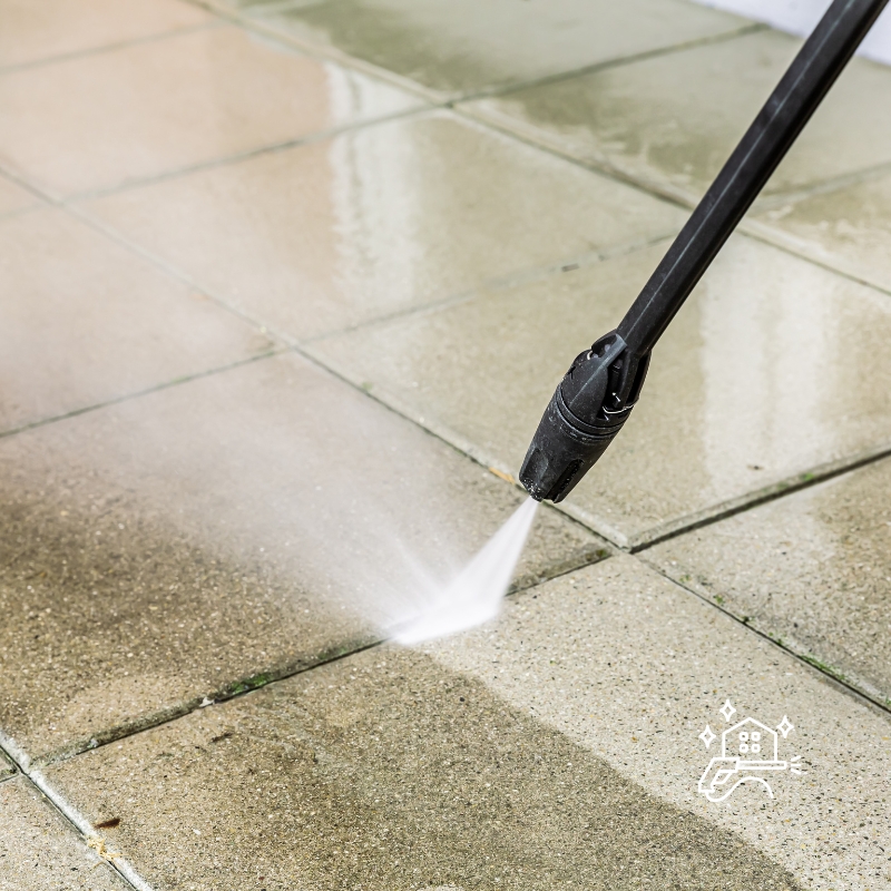 Professional residential carpet cleaning service in San Mateo - steam cleaning in progress